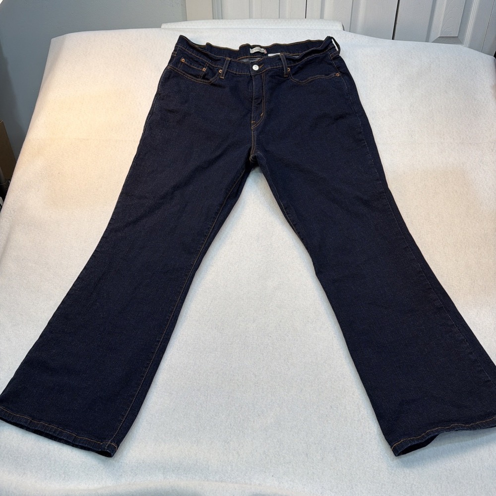 Levi's Perfectly Slimming Boot Cut 512 Women's Jeans Size 22M Dark Wash Casual‎